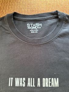 Stash Up Reflective Oversized Graphic Tshirt