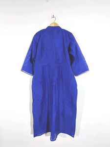 Blue Embroidered Kurta (Women&#39;s)