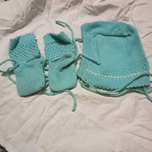 Adorable Knitted Baby Set