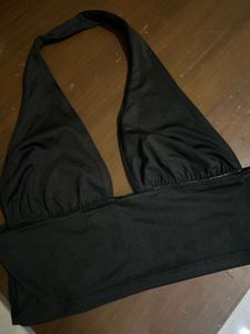 Black Halter Top