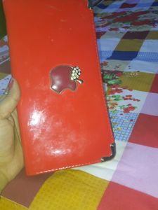 Red Color Hand Clutch