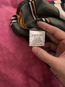 AND Sleeveless Striped Formal Wear Top