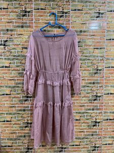 Peach Colour Dress