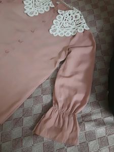 Pink korean style top 💖
