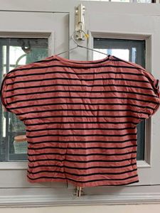 Striped Graphic Tee
