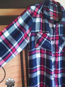 Superb Colur For Girls ,Checks Shirt Xl