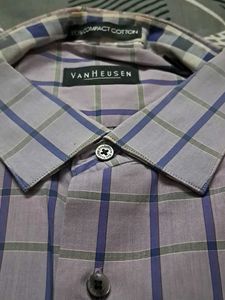 Van Heusen Plaid Dress Shirt