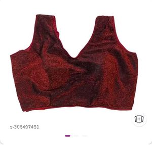 Maroon Shimmer Blouse
