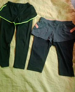 Athletic 2-in-1 Shorts Leggings