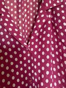 Polka casual shirt 🌸