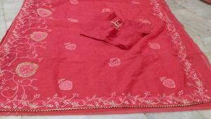 Beautiful Saree With Blouse 💝