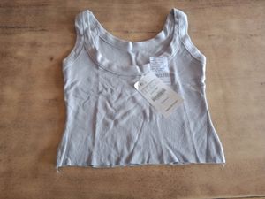 Grey Crop Top