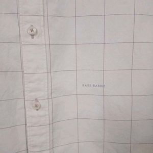 Rare Rabbit Grid Pattern Casual Shirt
