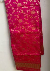 Pink Kanchipuram Banarsi Saree