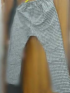 Checked Black &amp; White Shirt kurti pant
