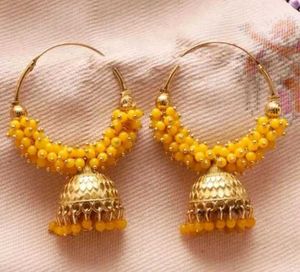 5 Pair Of Pearl Jhumka Earrings