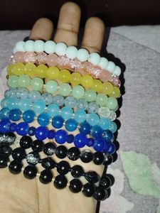 Glass Beads Bracelet All Designs Are Available