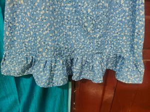 Floral Tie-Front Dress