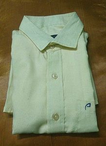 Men Shirt Formal Cream Office Wear