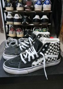 Vans Sk8-Hi Checkerboard Sneakers Original