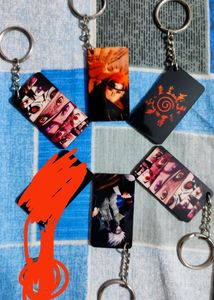 Anime Keychains Set Of 4
