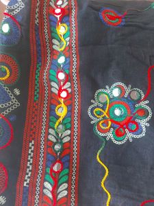 Black Lehanga And Work Dupatta