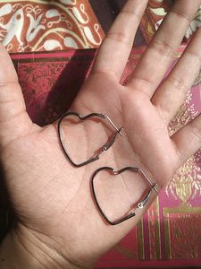 Heart Hoop Earrings
