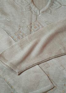 V Neck Woollen Kurta For Women
