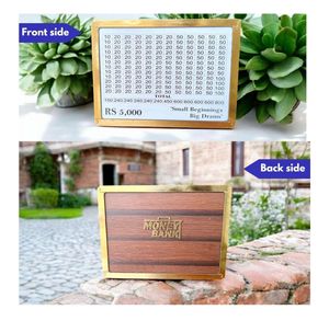 Wooden Savings Money Bank