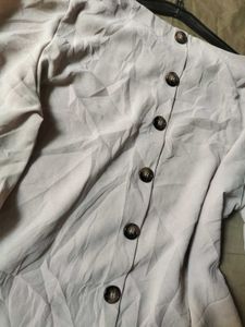SHEIN Button Down Chic Top