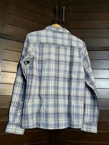 Craghoppers Women Blue Checks Cotton Shirt
