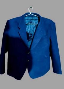 Navy Blazer with Gold Buttons