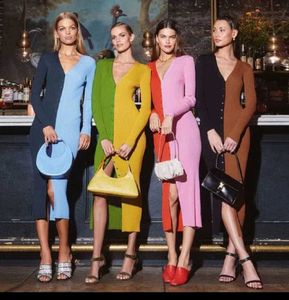 Colorblock Knit Dress