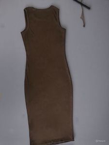 Coffee Brown Knitted Dress