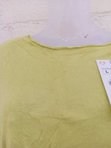 Zara Lime Green Knit Top