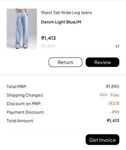 Light Wash Straight Jeans