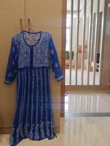 Georgette Anarkali Suits With Camisole Free