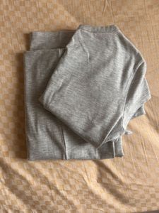 H&amp;M Tshirt And Slit Skirt Co-ord Set