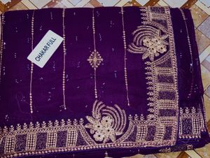 Elegant Purple Saree