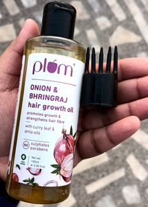 Plum Onion &amp; Bhringraj Hair Growth Oil 💜
