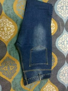 Dark Blue Denim Jeans