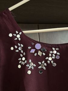 Elegant Maroon gown