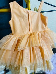 Peach New Frock