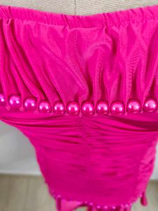 Stylish Pink Mini Dress