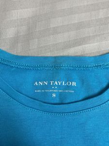 Ann Taylor Light Blue Tshirt Size S