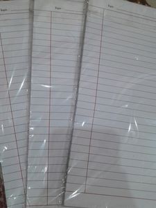 A4 Sized Ruled Sheets