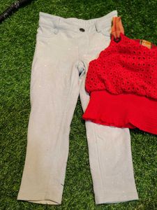 Jeans Top For Baby