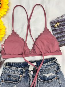 Crochet String Bikini Top
