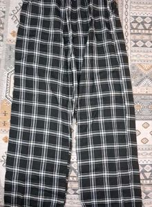 Checkered Black Pants