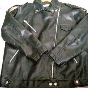 Black Racing Leather Jacket